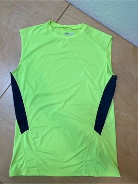 Layer 8 Neon Yellow Performance Qwick-Dry Tank